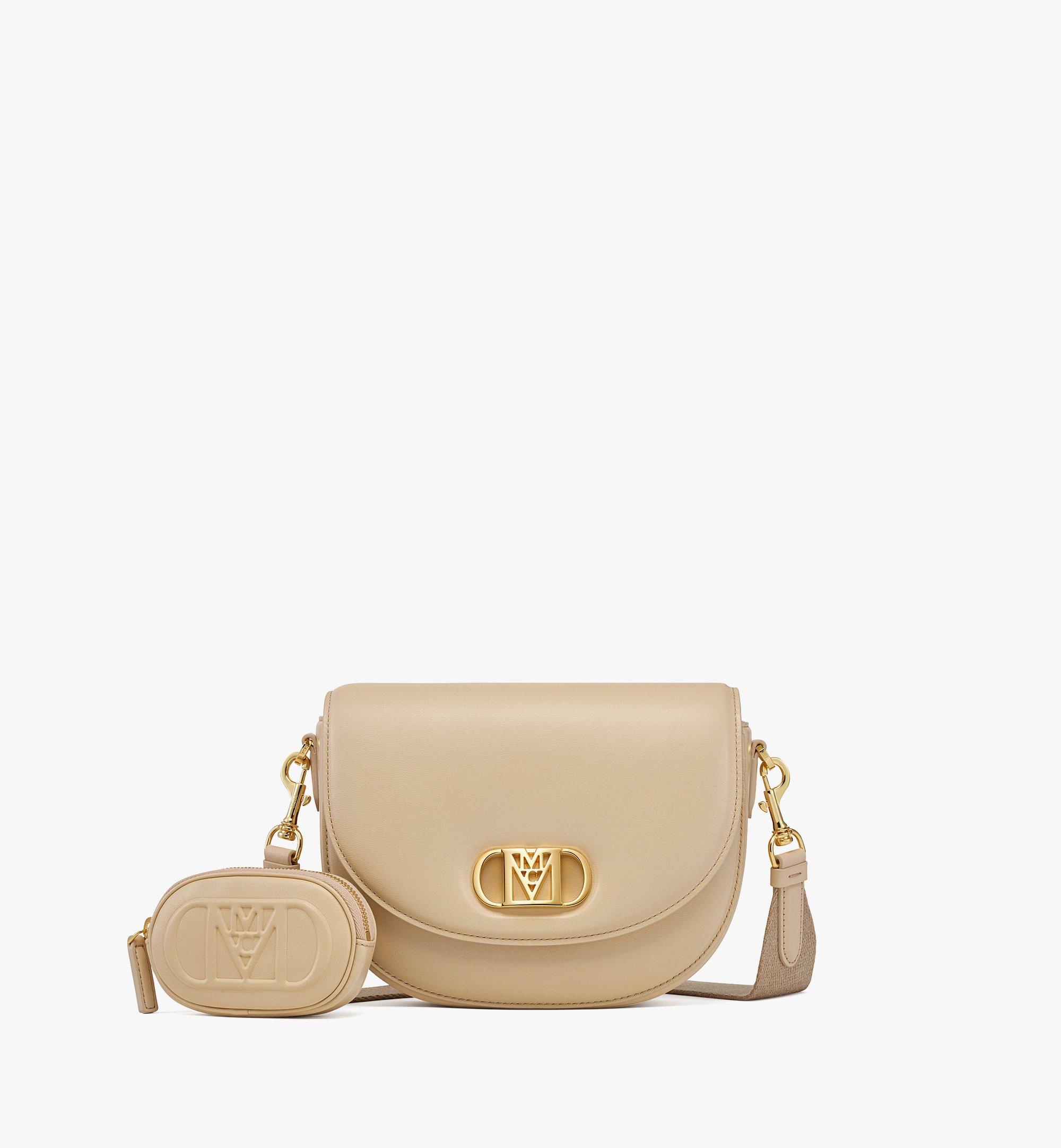 Mode Travia Crossbody w/ Pouch Charm in Lamb Nappa Leather 1